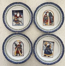 Judith Ann Griffith Natural Wonders Salad Dessert Plates Set Of 4 Different NIB picture