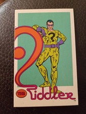 1982 DC Comics Super Heroes Nature Made Trading Card #12 – The Riddler – Vintage picture