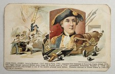1908 John Paul Jones American Lithographic Co Naval Patriotic Postcard picture