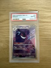 2025 POKEMON SIMPLIFIED CHINESE CBB3 C-GEM PACK VOL 3 #07 GENGAR PSA 10 picture