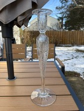 Antique ABP Cut Glass Candlestick 14