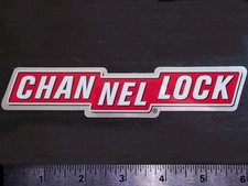 CHANNELLOCK TOOLS - Original Vintage 1980's Racing Decal/Sticker 6 inch size picture