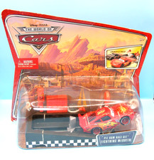 Vintage Disney Cars Pit Row Race Off Lightning McQueen picture