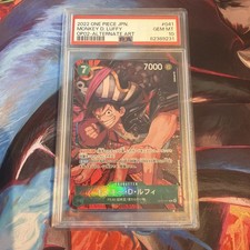 Bandai 2022 One Piece Monkey D. Luffy Paramount War Alt Art Holo 041 PSA 10 picture