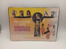 Vintage 1976 Penthouse Pets Swizzle Strippers - New In Box Adult Erotica picture