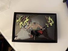 NYCC ‘25 Figpin One Piece Roronoa Zoro Exclusive GITD XL Pin LE 500 *w/LOGO PIN* picture