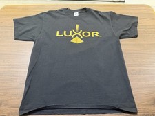 Vintage Luxor Las Vegas Hotel/Casino Men’s Black T-Shirt - JERZEES - Large picture