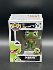 2013 SDCC LE 480 #01 Muppets Metallic Kermit Funko Pop picture