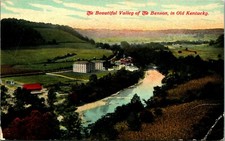 Birds Eye View Benson Creek Valley Benson Kentucky KY UNP DB Postcard C8 picture