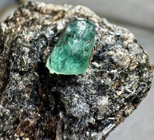 194 Ct ,Eye Clean Natural Chitral Emerald Crystals on Matrix From KPK Pakistan picture