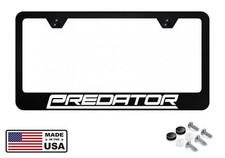 Reflective Predator Shelby GT500 Mustang Premium Black Metal License Plate Frame picture
