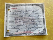 Early 1930's Prohibition Prescription for Medicinal Liquor - Quantity 1 picture