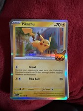 Pikachu 062/193 Trick or Trade Booster Bundle 2023 Holo picture