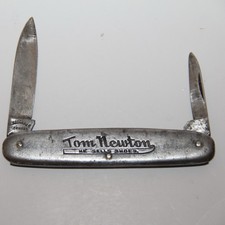 Vintage H. Keschner Germany Advertising “Tom Newton Sells Shoes”  Pocket Knife picture