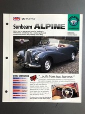 1953 - 1955 Sunbeam Alpine Convertible IMP