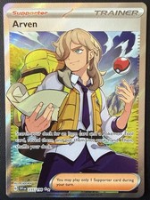 Pokemon Arven Trainer Card Full Art Scarlet Violet 235/198 picture