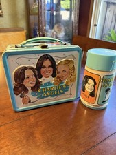 Vintage Charlie's Angels 1978 Alladin Metal Lunch Box With Thermos picture