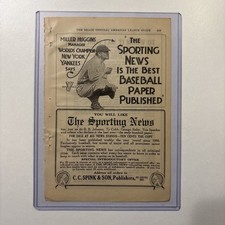 1924 Miller Huggins The Sporting News Yankees World Series Ad Baseball Antique picture