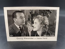 1933 Ramses Film Stars Georg Alexander & Liane Haid Tobacco Cigarette Movie Card picture