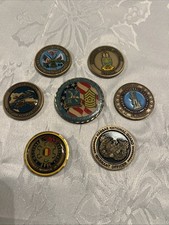 Challenge Coins Lot Of 7 Army and National Guard picture
