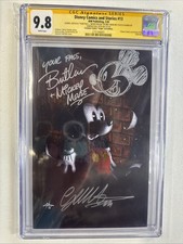 Disney Comics And Stories #13 Dual Autographed & Sketched..Super Rare Foil Ed. picture