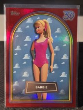 Barbie Topps 2025 Disney Pixar Toy Story 30 Years & Beyond #66 Red /5 Debut picture