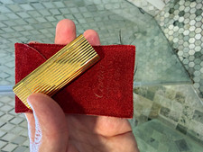 Vintage Cartier Paris Godron Lighter Gold Plated Working Serviced w/ Pouch picture