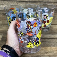McDonald's Disney 100 Years of Magic Collectible Glass Tumblers Set of 4 picture