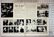 Vintage Taft & Taft Political Article Pages - Martha Taft Presidential picture