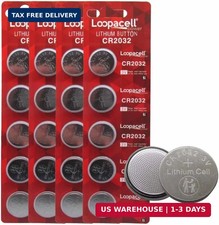 CR2032 3V Lithium Coin Battery (20 Pack) - High Capacity Button Round Batteries picture