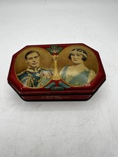 Royal Toffee Candy Tin Photograph Souvenir Tin  Majestie's Visit 1939 England picture