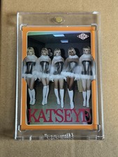 KATSEYE 2026 WILD HYBE x Geffen ESCO #1 Orange /50 Trading Card 014/050 picture