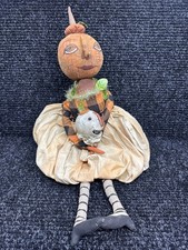 Vintage Bethany Lowe Halloween Kim Khohler Jack O’ Lantern Shelf Sitter RETIRED picture