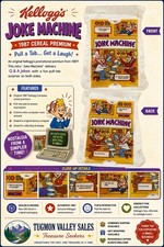 Vintage 1987 Kellogg’s Joke Machine Cereal Premium Toy Sealed NOS Advertising picture