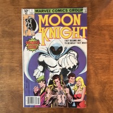 Moon Knight #1 (1980) Newsstand | Origin & 1st Bushman | 5.0 VG/F picture