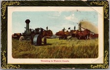 Vintage 1911 CANADA Farming Postcard