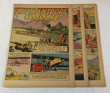 1943 six page cartoon story ~ US ARMY AIR TRANSPORT COMMAND picture
