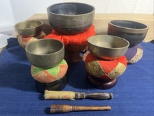 Buddhist Rin Bell Japanese Orin Singing Bowl Antique Vintage  Selected Sound.5 picture