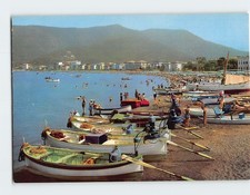 Postcard Beach Sestri Levante Italy picture