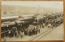 PhotoAK exhibition steam locomotives 1930 probably Borsig Werke Charlottenburg picture