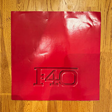 Ferrari F40 Original 1987 Sales Brochure Red/Black Automobile Advertising picture