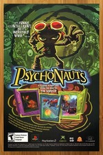 2005 Psychonauts Playstation 2 PS2 Xbox Print Ad/Poster Authentic Game Promo Art picture