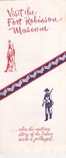 c1960 The Fort Robinson Museum Crawford Nebraska Brochure picture