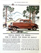 1931 Ad (10 3/4  X 13 1/inches) Oldsmobile Two-Door Coupe picture