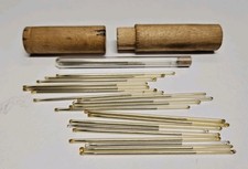 Antique Vintage Medical Sealed Glass Tube Needles 20 Pieces RARE picture