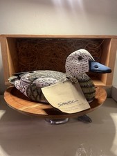 1992 Source LIMITED EDITION Wooden Duck Decoy 10.5” w/ Presentation Box picture