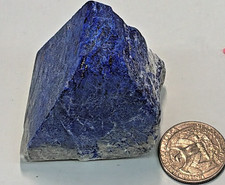 Natural Deep Blue Lapis 148 grams of Deep Rich Blue Natural Lapis cabbing rough picture