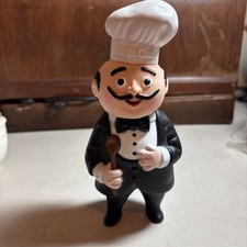 1980s Magic Chef Soft Vinyl Coin Piggy Bank 7” v031 picture