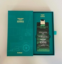 2026 F1 Japanese GP Suzuka Paddock Club Sunday Pass Aston Martin UNPUNCHED + Box picture