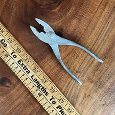 Vintage Harrold 6 1/2” Slip Joint Pliers Forged Steel USA picture